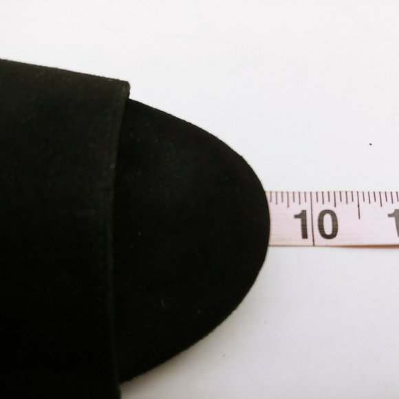 14th and Union High Heel Slide Sandal Black 8 - Picture 6 of 11